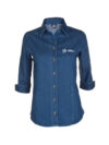 Women's Denim Shirt 3/4 of a Sleeve